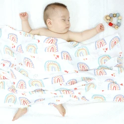 HappyFlute Manta de muselina de algodon y bambu para bebe - suave