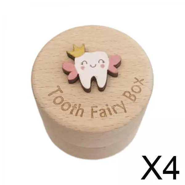 Caja de dientes de leche personalizada en madera para recuerdos