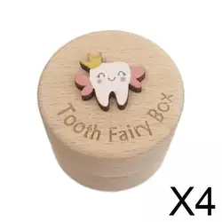 Caja de dientes de leche personalizada en madera para recuerdos