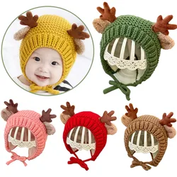 Gorro de lana merino para bebé suave y cálido de invierno
