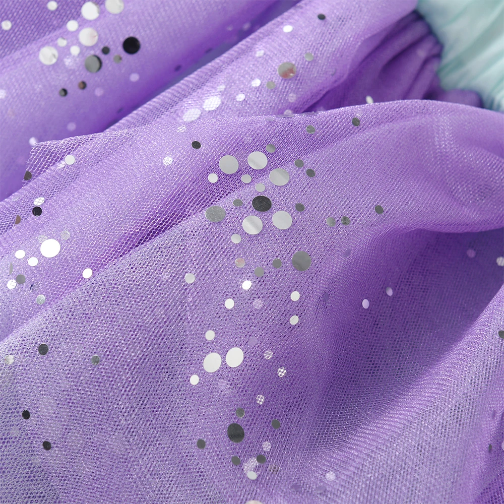 DXTON Falda de ballet con lentejuelas para niña - imagen 2