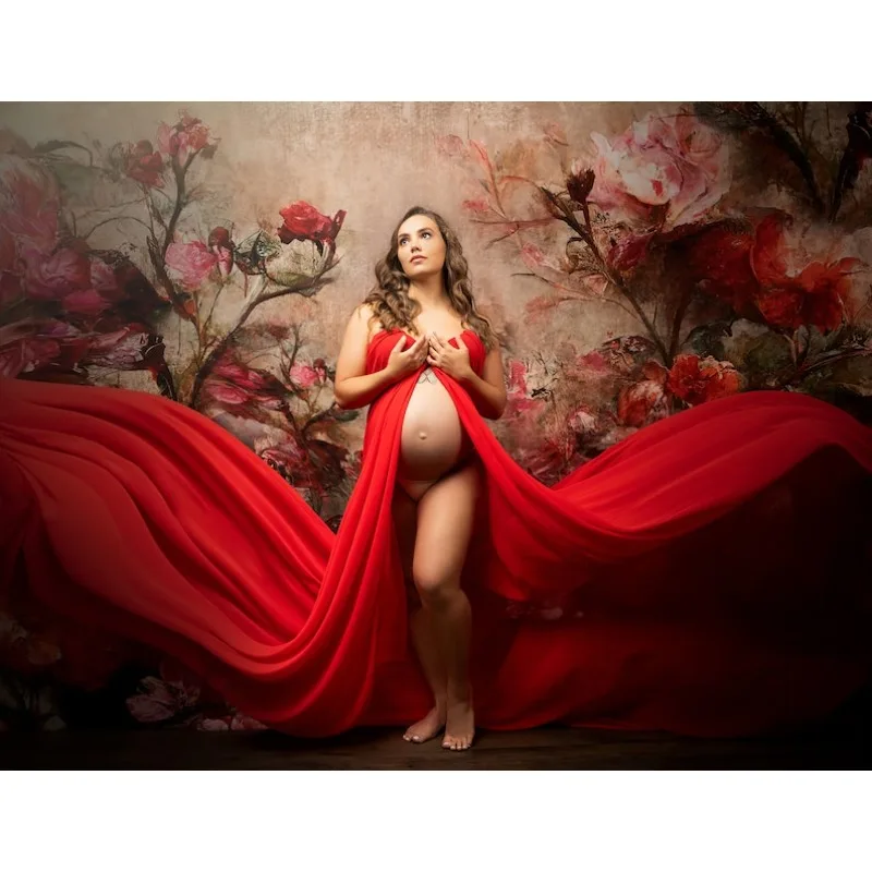Tela gasa mate transparente para vestidos de maternidad y eventos - imagen 4