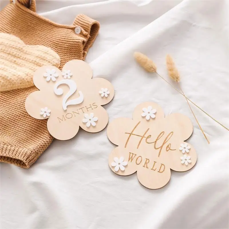 Tarjeta conmemorativa D7YD, marcador crecimiento, tarjeta anuncio bebé, tarjetas recuerdo para sesión fotos - imagen 4