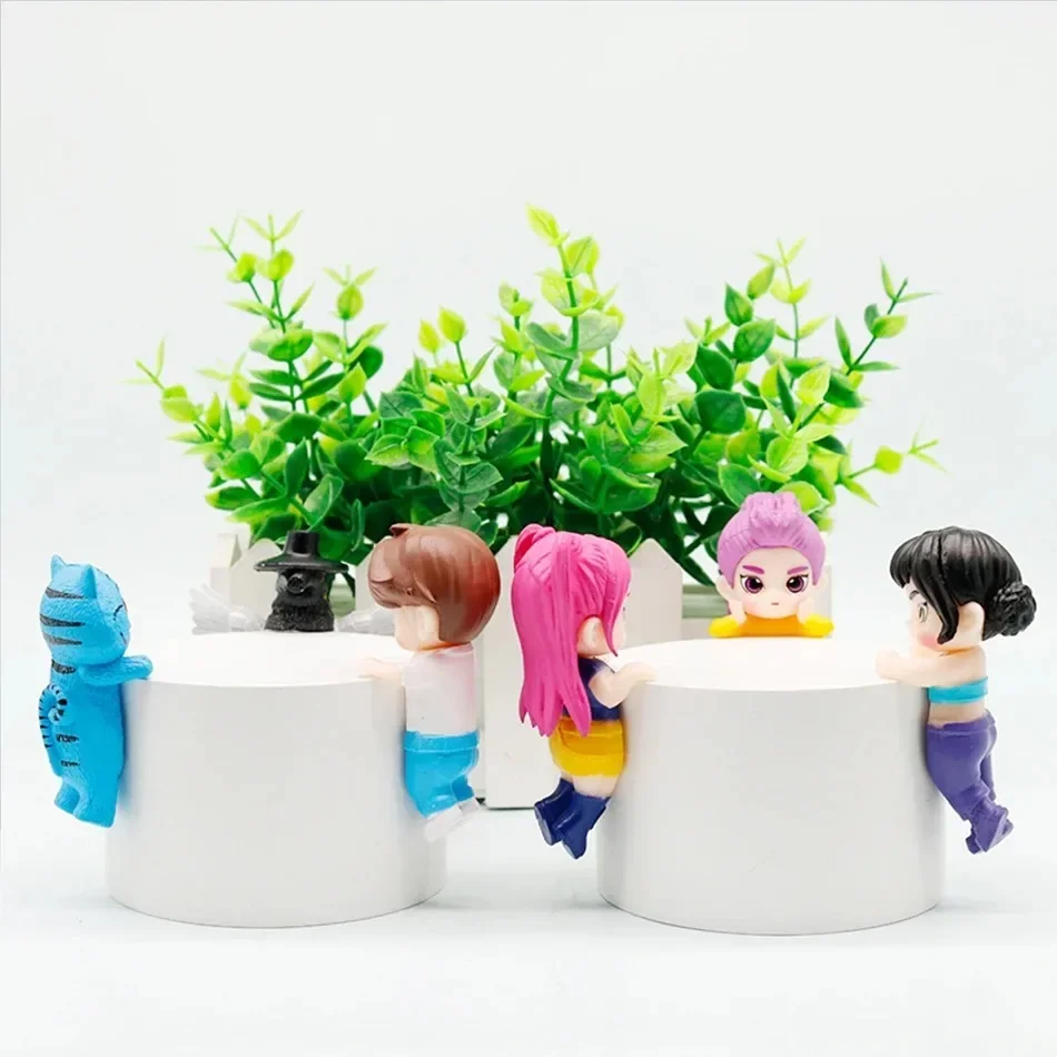 ** K-pop Demon Hunters Mini figuras coleccionables caja ciega Derpy Tiger Rumi Mira Zoey Sussy muñeca regalo de seguidor regalo de cumpleaños de Navidad - imagen 5