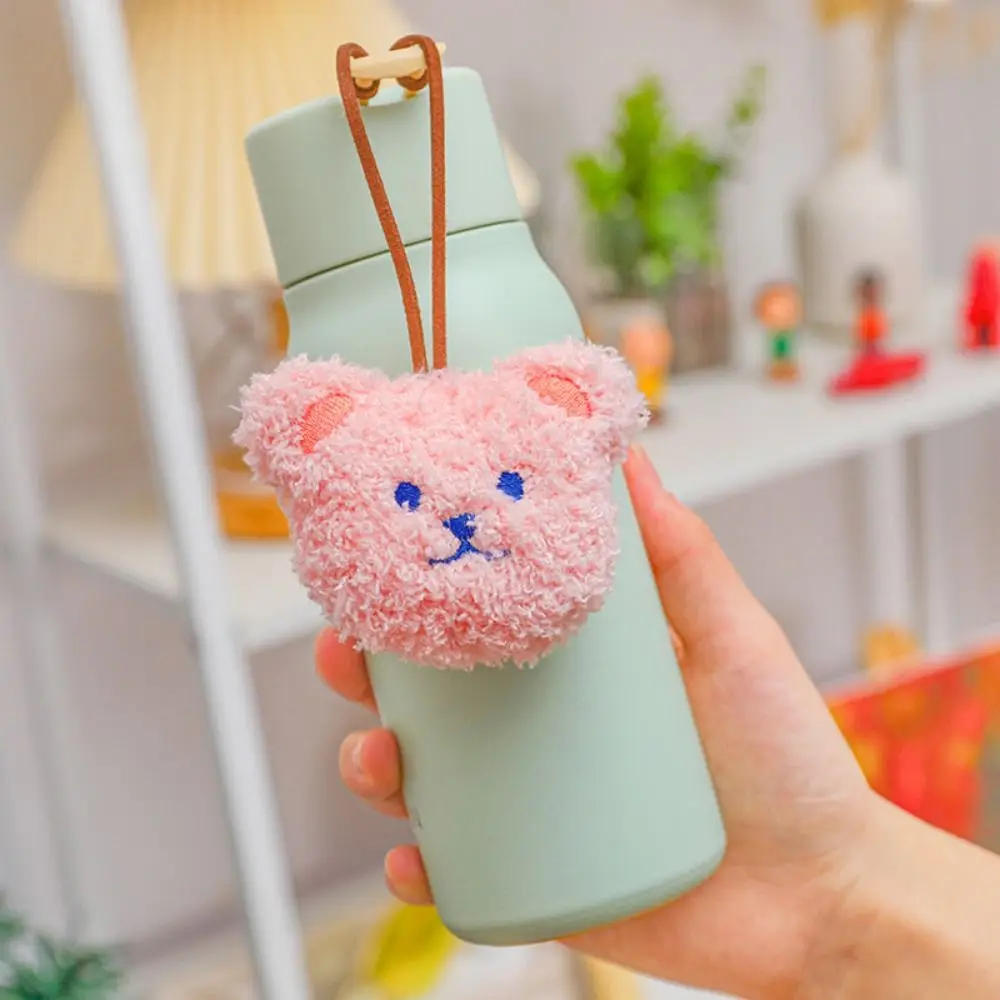 Llaveros con etiqueta de nombre para niños, colgante de oso de dibujos animados, decoración Kawaii, bolso, accesorios de baratija de coche - imagen 5