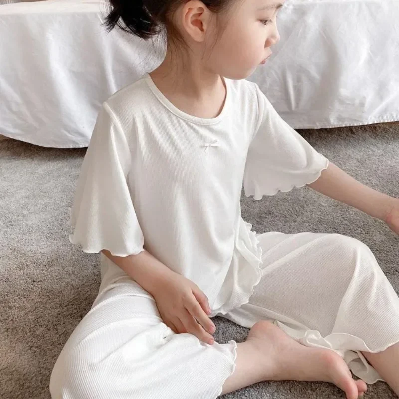Pijamas de verano manga corta para niñas – Algodón transpirable - imagen 3