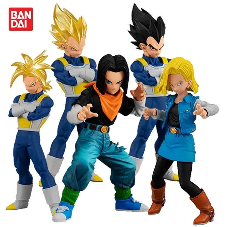 BANDAI-figura de acción de Dragon Ball Super, HG Series 08, Android Chapter 17, 18, Gacha