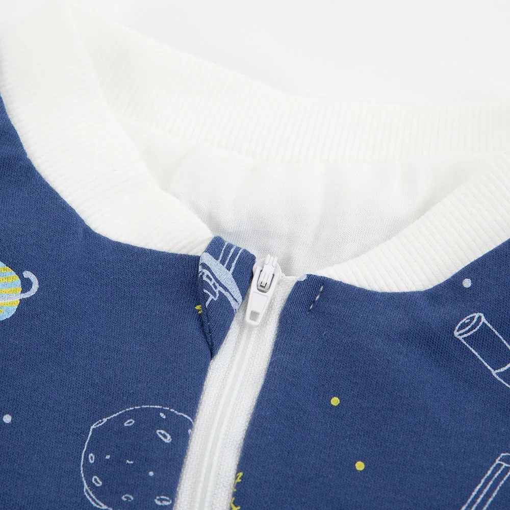 Saco de dormir para bebé azul espacial - imagen 4