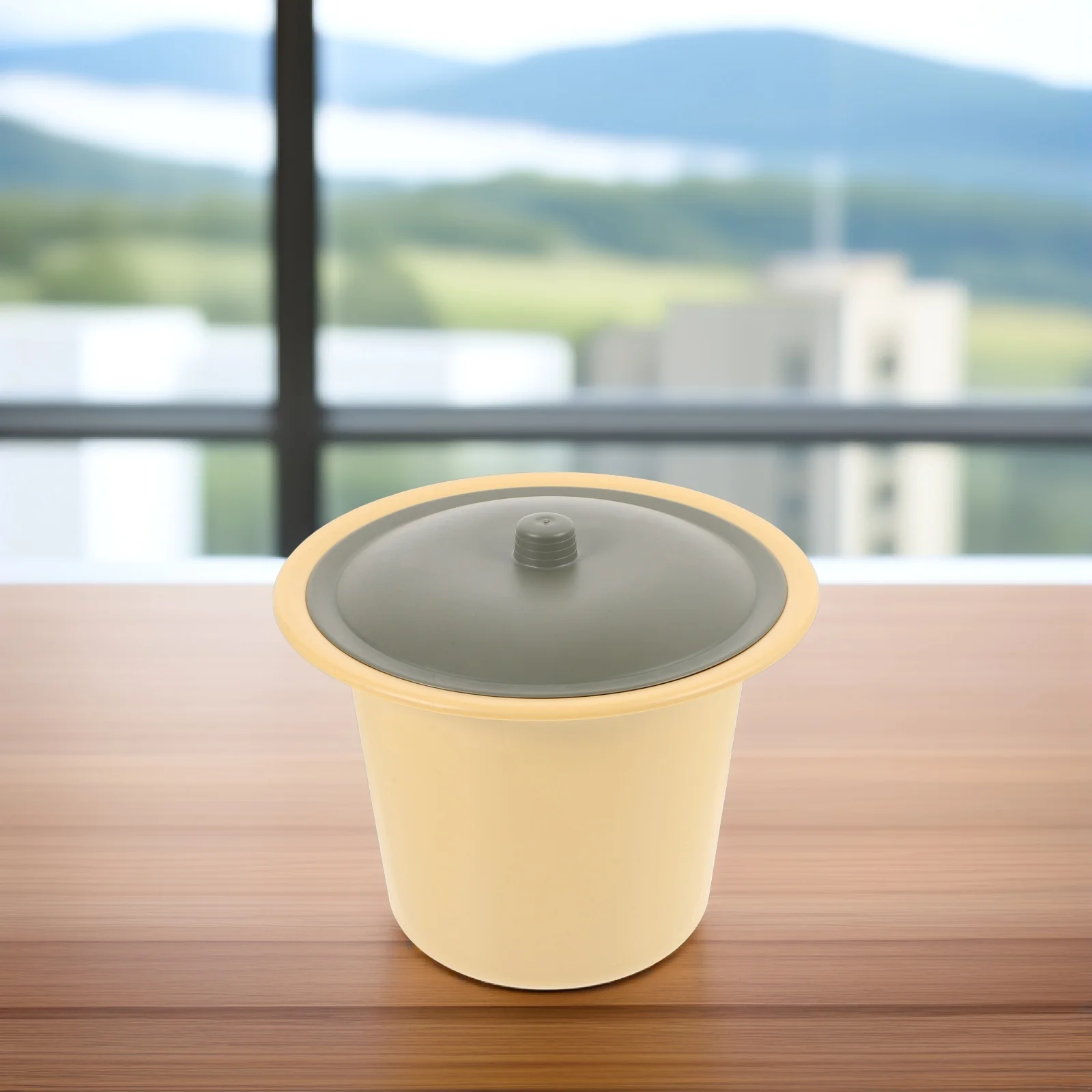 Bacinilla con Tapa, Portátil, de Plástico, Reutilizable, para Ancianos, Uso Doméstico, Viajes, Orinal, Inodoro - imagen 2