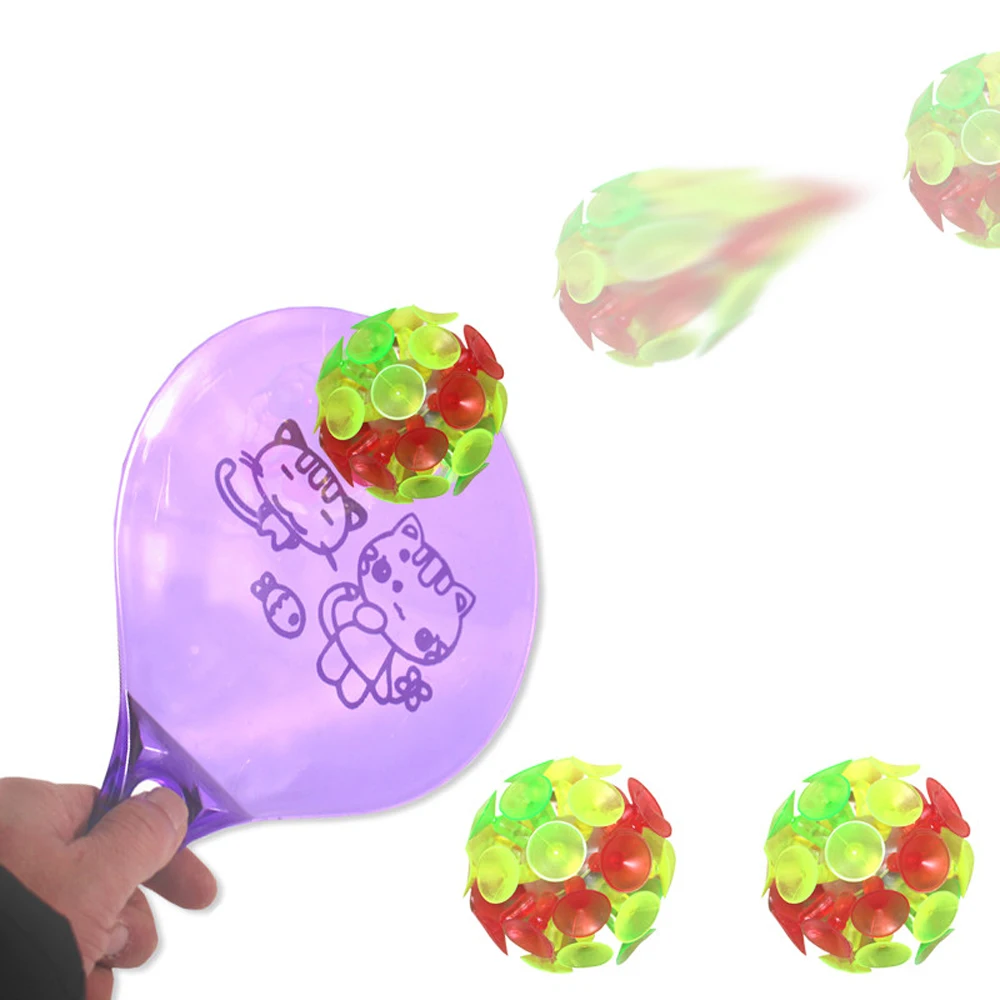 Ventosa de 4 piezas para enseñanza, juguete educativo de plástico para deportes al aire libre, productos de guardería, bola adhesiva - imagen 5