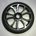 Solid tire wheel