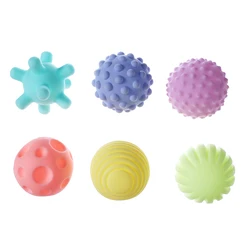 Bolas sensoriales blandas para bebés – Juguetes Montessori texturizados