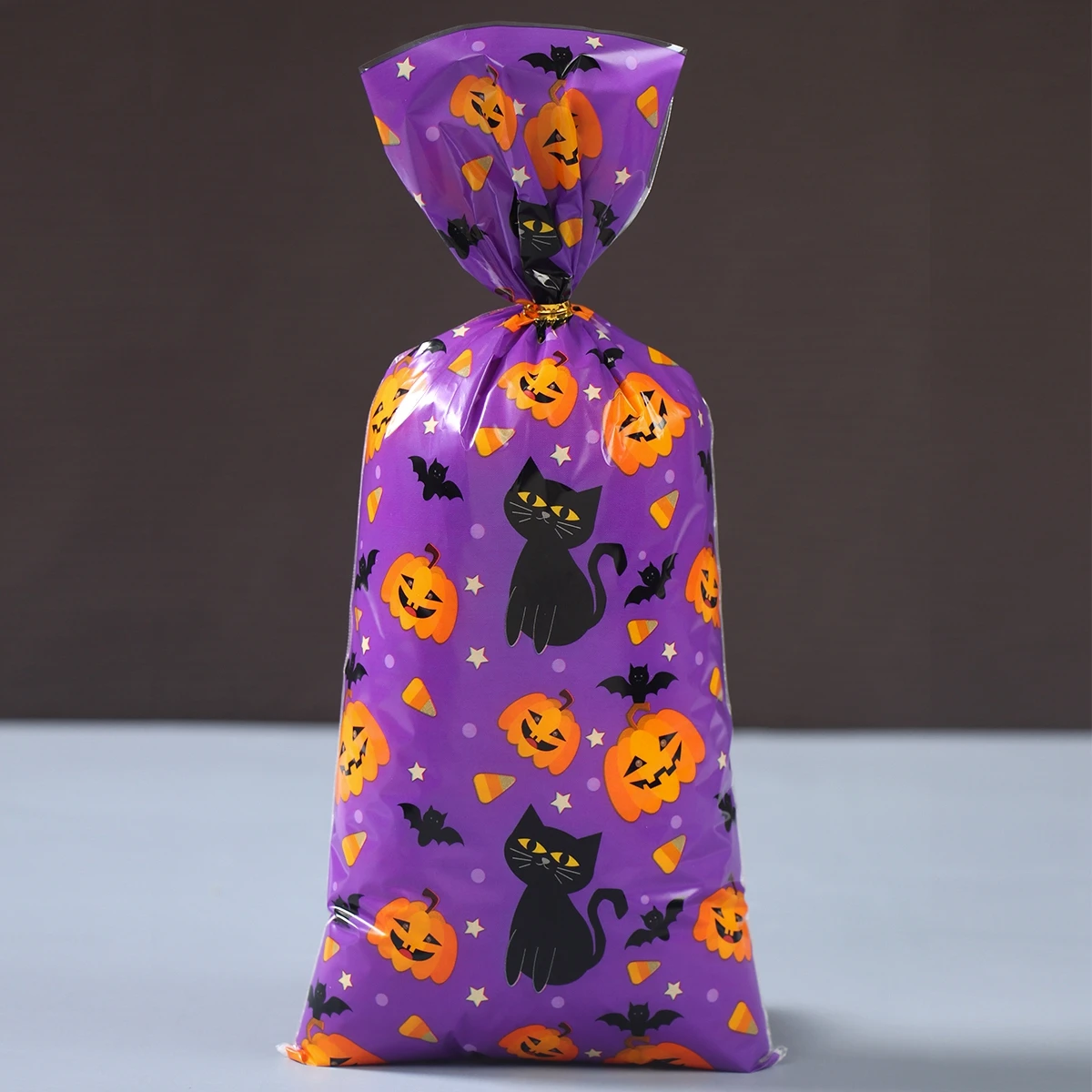 Bolsas de regalo de Halloween, decoración de fiesta de Halloween, regalos para niños, calabaza, fantasma, gato, dulces, galletas, bolsas de embalaje - imagen 5