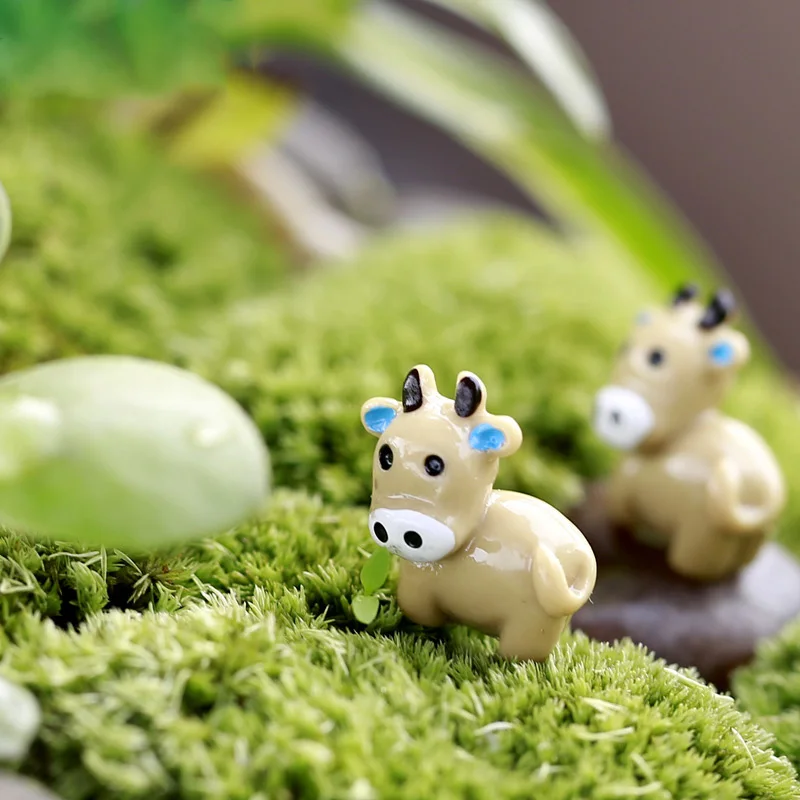 Estatua decorativa de vaca para jardín infantil - imagen 3