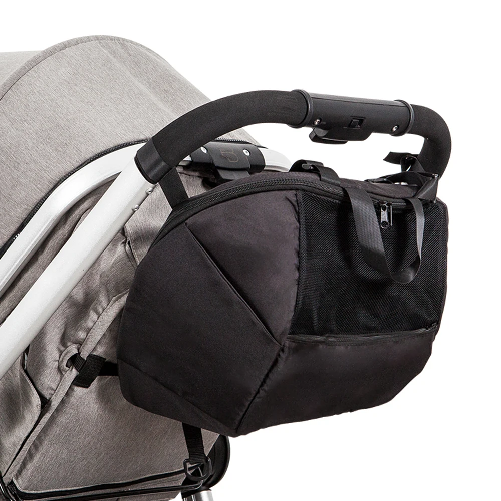 Organizador de cochecito de bebé, bolsa colgante para cochecito, mochila para pañales de bebé, bolsa de almacenamiento multifuncional para mamá, bolsa para cochecito de viaje al aire libre - imagen 2