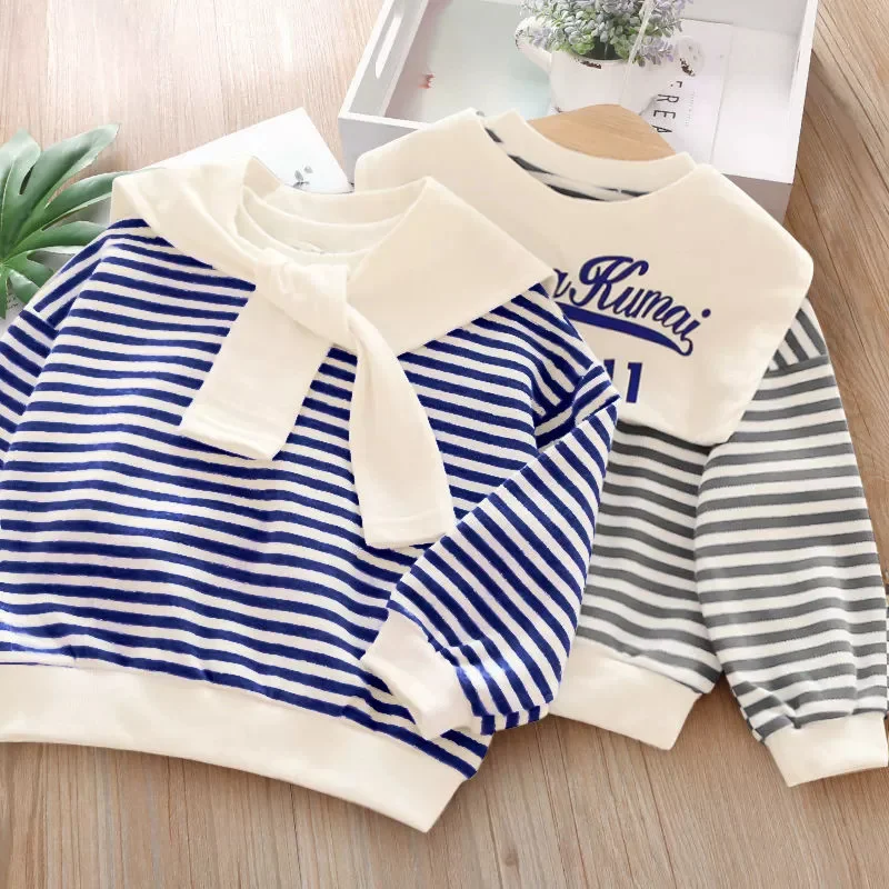 Ropa infantil: sudaderas a rayas, camisetas y abrigo para 2-8 años - imagen 5