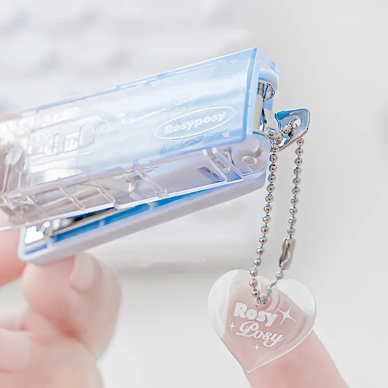 Grapadora de 40 hojas de capacidad 10 #   Mini suministros de oficina de color degradado de herramientas de encuadernación de papel de alto nivel de apariencia