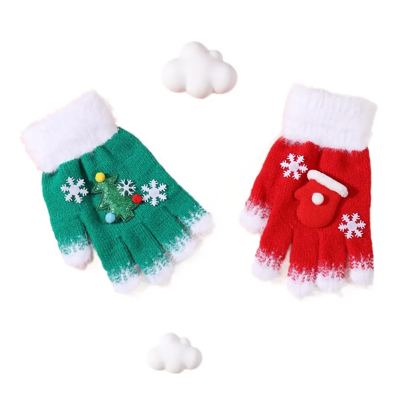 Guantes de invierno para bebé – Cálidos y cómodos, diseño navideño - imagen 4