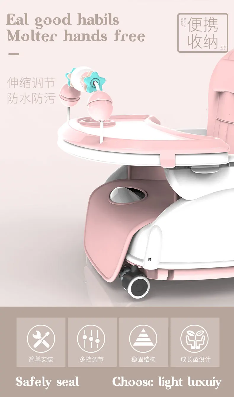 Una imagen rosa y blanca de una silla de salón de belleza