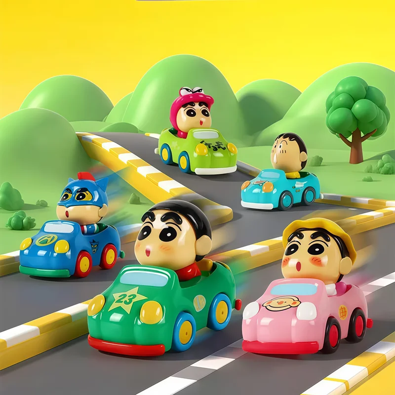 Nuevo crayón Shin-Chan Boochan figura de Anime periférico Kart Grand Drift modelo caja ciega juguetes coche adorno de escritorio regalos de navidad - imagen 2