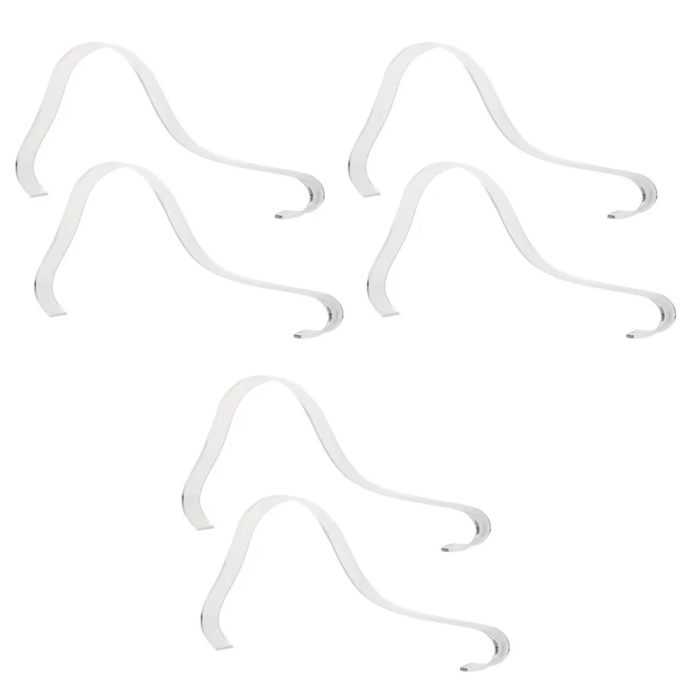 Estante de exhibición de tacones altos acrílicos, soporte interior para zapatos, soporte transparente para supermercado, tienda, ventana, centro comercial, almacenamiento, 6 uds. - imagen 4