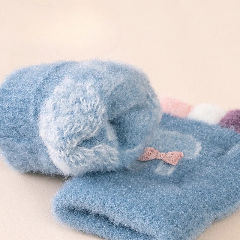 Guantes de invierno para bebé – Felpa cálida Kawaii - imagen 3