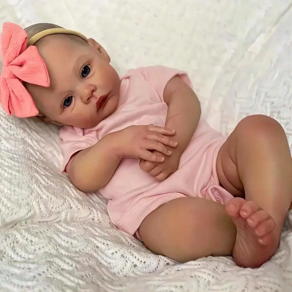 Muñeca Reborn artesanal de vinilo completo para niñas – Coleccionable - imagen 2