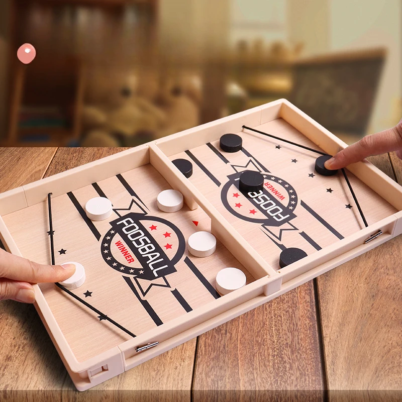 Catapulta de mesa de fiesta divertida, juegos de ajedrez, Batalla de dos jugadores de madera, interacción entre padres e hijos, juguete de eyección, regalos de cumpleaños para niños - imagen 2