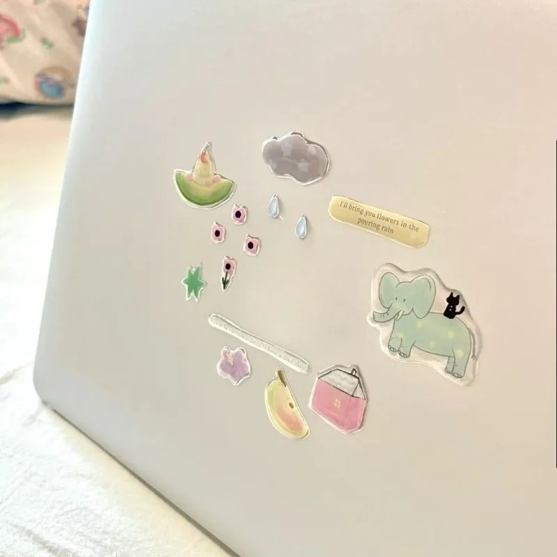 Dessert Shop Sticker ,Drop Glue Stickers Cute Stereo Diy Handbook Mobile Phone Case Computer Sticker - imagen 3