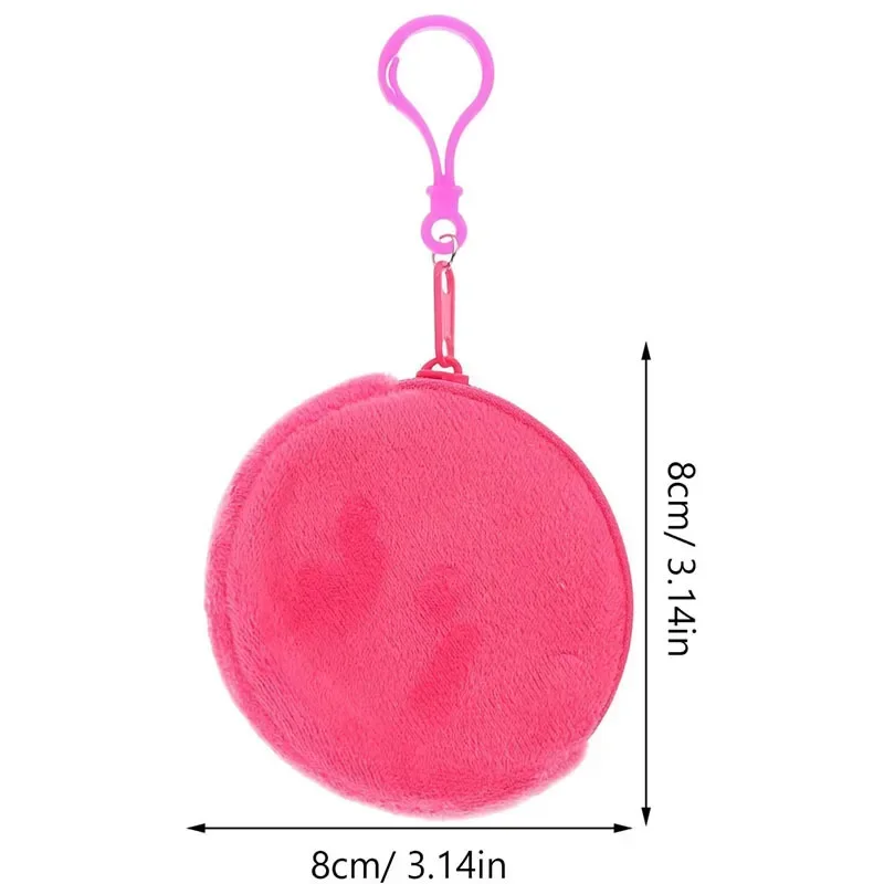 Monedero para hombre y perro, Mini llavero con cremallera para niños, billetera de dibujos animados de Anime, bolsas pequeñas para dinero, llavero, bolso de mano, regalo Kawaii - imagen 3