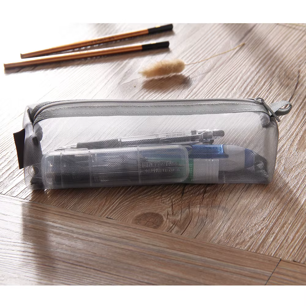 Estuche de lápices con cremallera transparente para niños - imagen 4