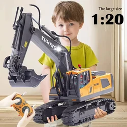 Excavadora RC 1:20 control remoto 2,4G - Regalo Día del Niño
