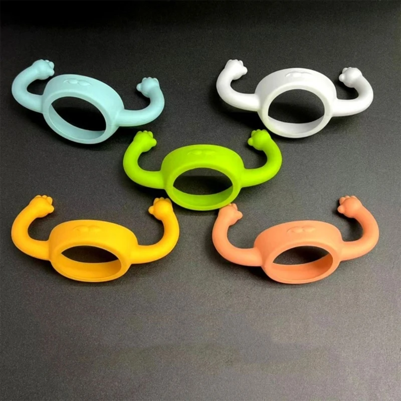 Biberón de silicona sin BPA para bebé, soporte de agarre para biberón de Paloma, mango de seguridad estándar clásico, reemplazo - imagen 3