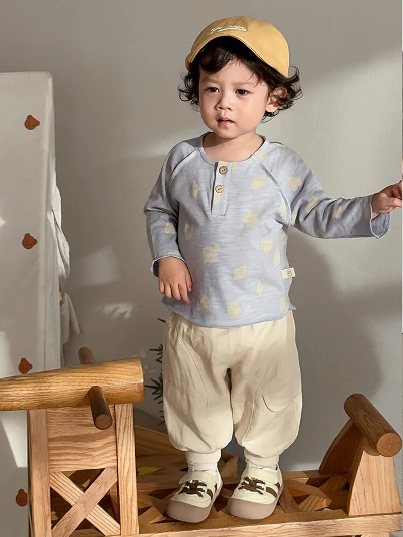 MILANCEL, nueva camiseta de otoño para niños, 9M-5T, perro de dibujos animados, pollo, camisa de fondo para niñas pequeñas, camisetas holgadas dulces con estampado completo para niños - imagen 4