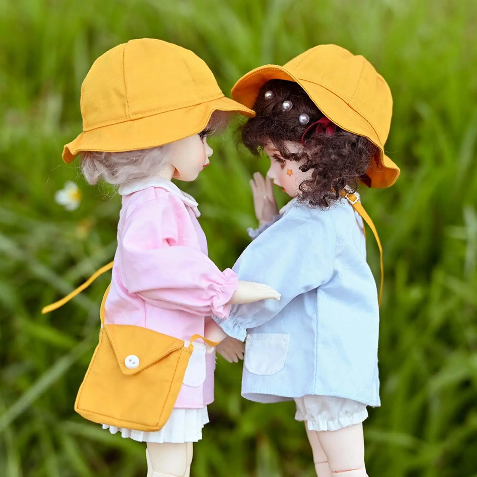 1/6 BJD Doll Top and Bottom Outfit Costume Cute Hands on Coordination Dress up Pretend Play Toy for 11-12inch Dolls BJD Dolls