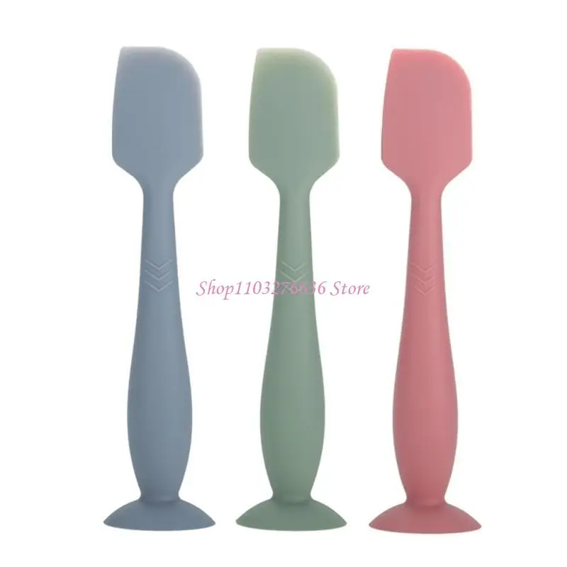 R6FD cepillo para crema para pañales bebé, espátula para crema para pañales, aplicador pasta para trasero silicona para - imagen 5