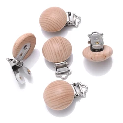 Clip para chupete de madera natural – Mordedor