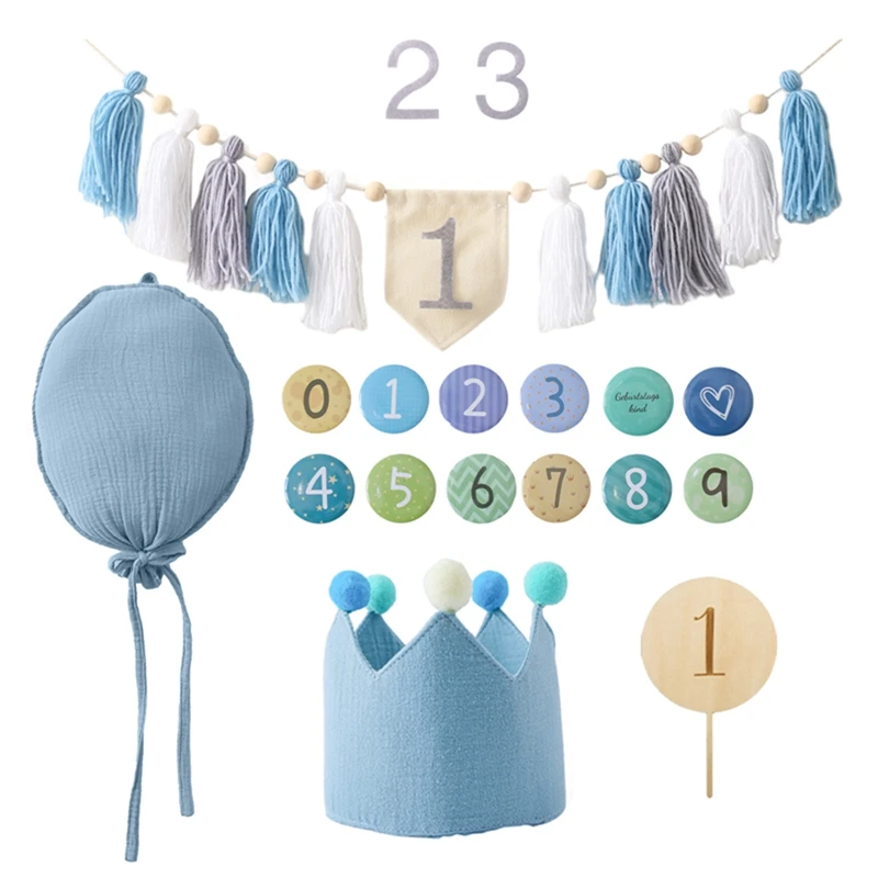 Blue  Balloon Set