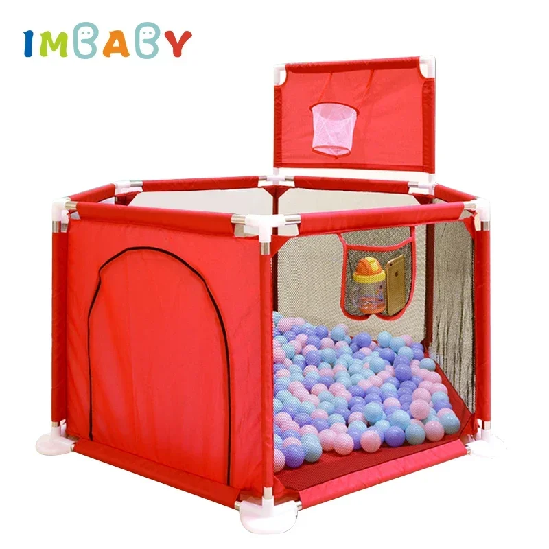 IMBABY Valla de actividades hexagonal para bebé – Parque infantil - imagen 5