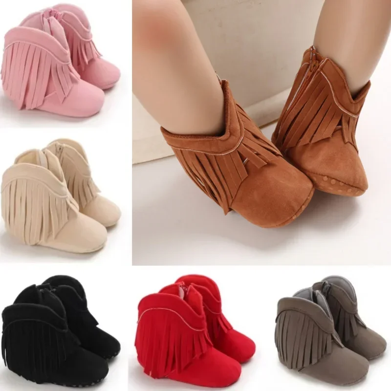 Botines de bebé con suela antideslizante – Cómodos para otoño e invierno - imagen 2
