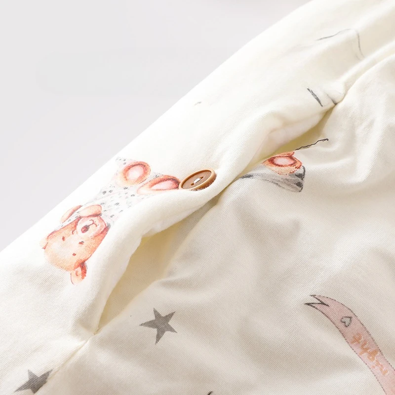 Poncho de invierno acolchado para bebé – Cortavientos con bolsillos - imagen 5