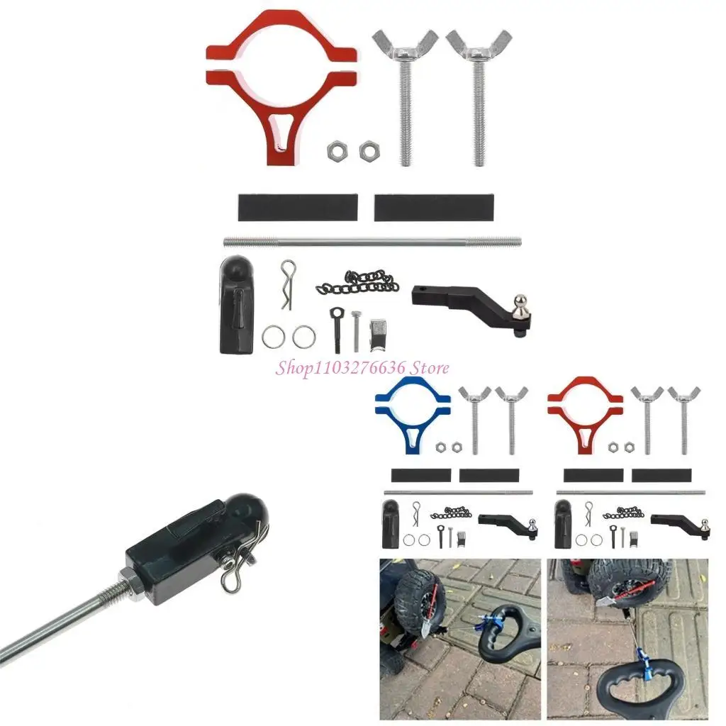 R6FD Conector remolque metal resistencia Herramienta accesorio vehículo Instalación gratuita