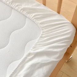 Sábana bajera de algodón para recién nacido – Funda acolchada suave para cuna