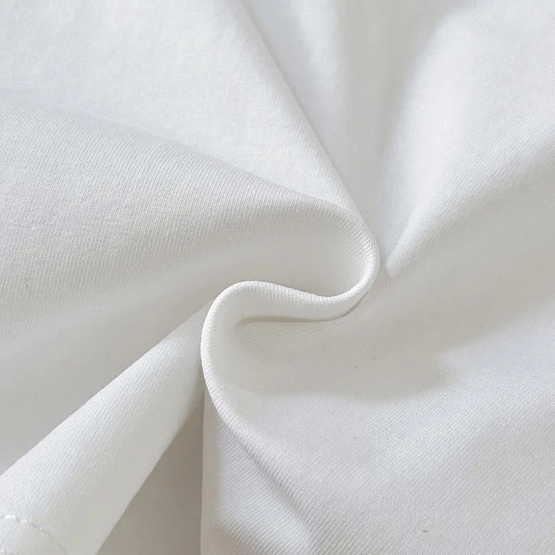 Camiseta de bebé verano blanca holgada de algodón ligera y cómoda - imagen 5