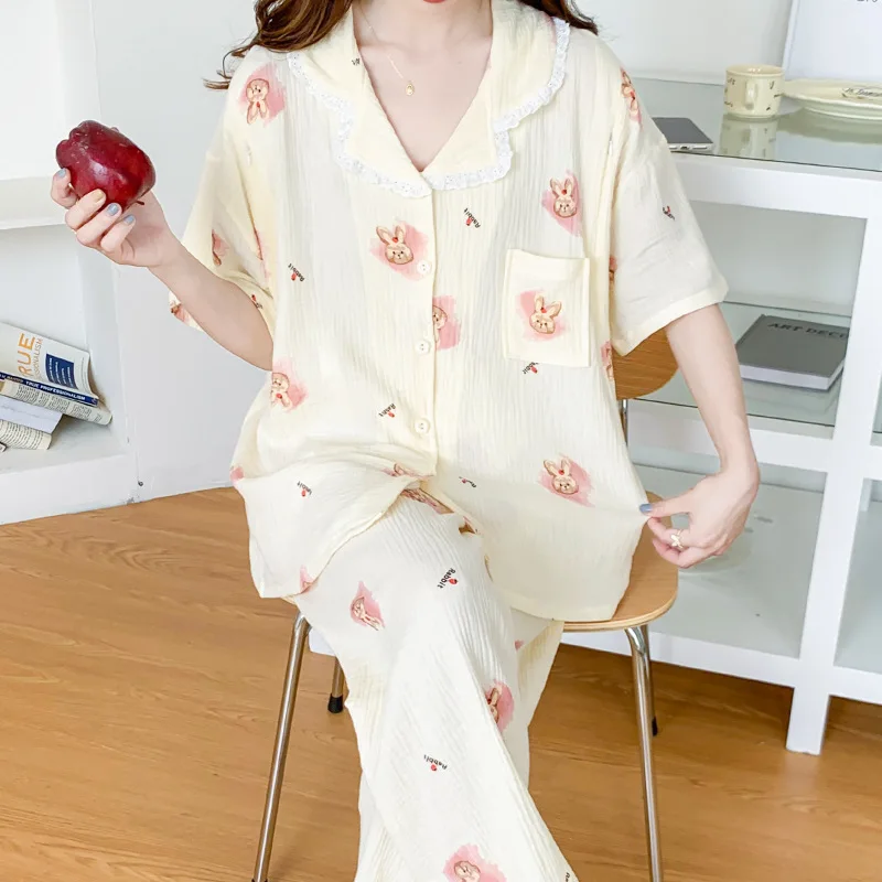 Pijama de verano para niño de algodón suave manga corta - imagen 2