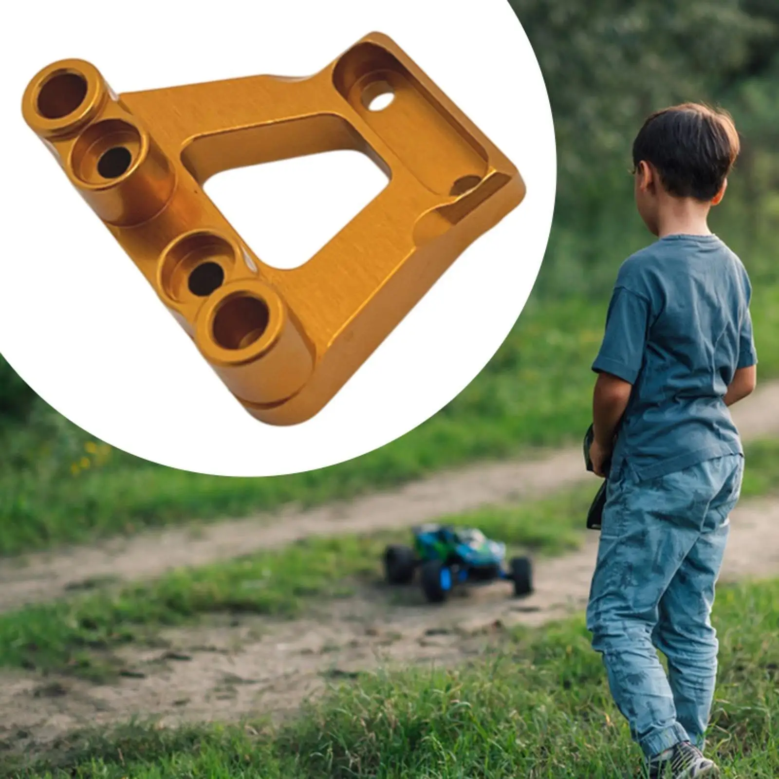 RC Cars Front Support Bracket High Strength Easy to Install Sturdy Multiuse RC Car Replace Parts for 1/14 14209 14210 Hobby Car