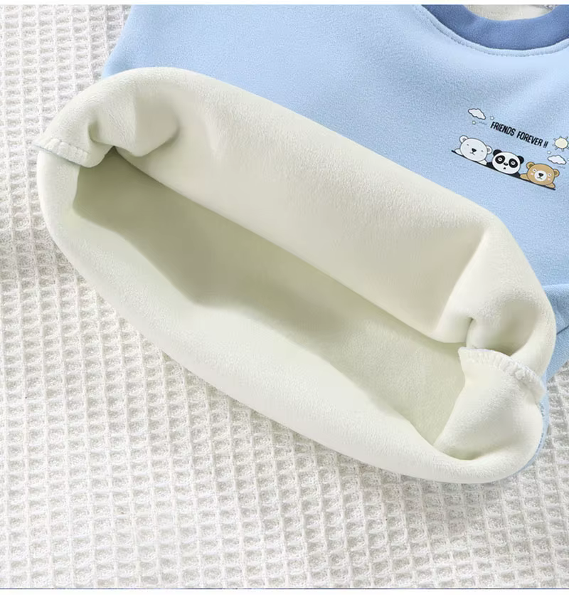 Conjunto de invierno con forro polar acolchado para niños - imagen 5