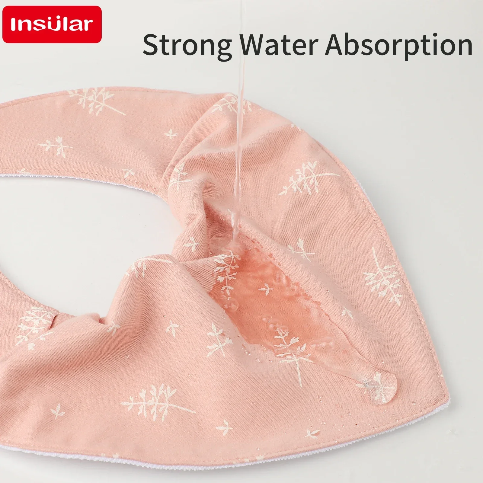 Babero para bebé, Baberos de muselina de algodón puro para bebé, toallas triangulares para Saliva, conjunto impermeable resistente a las manchas, gasa de cuatro capas transpirable - imagen 5