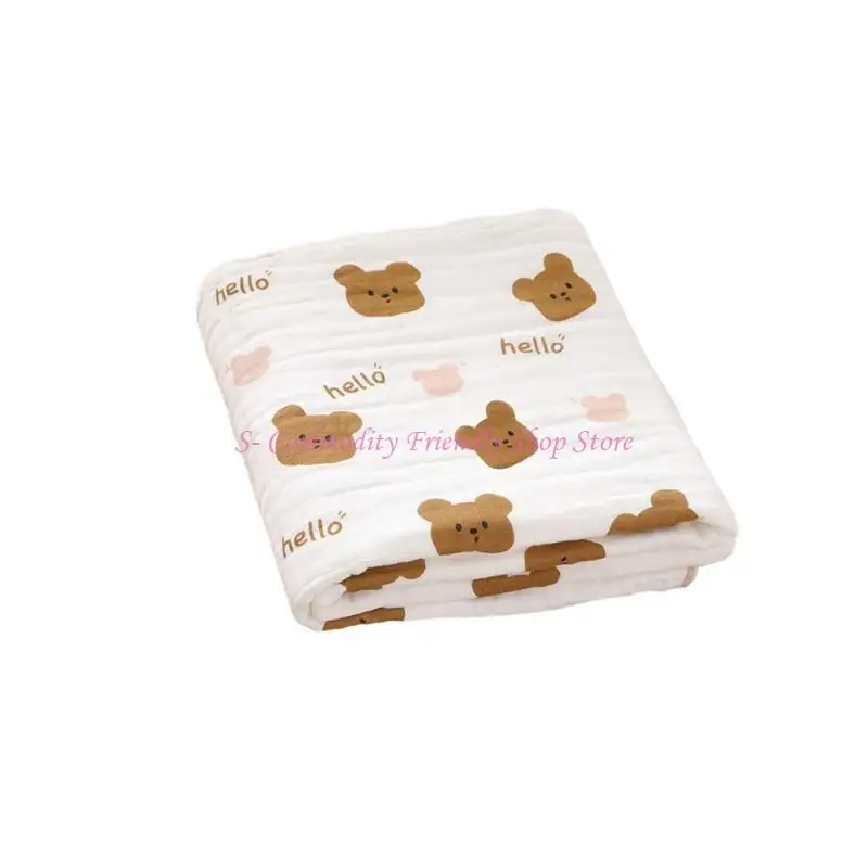 85ae Manta algodón para bebés Manta suave y transpirable capas para recién nacidos y bebés - imagen 4