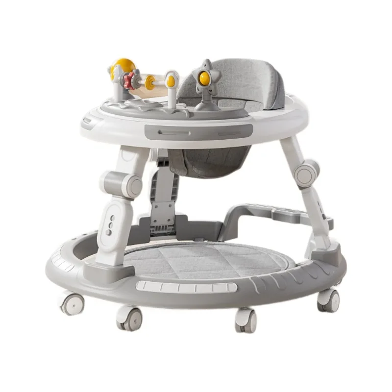 Andador plegable para bebé de 6 a 30 meses, carrito multifuncional para ayuda a caminar con disco musical, andador para bebé, carrito antideslizante - imagen 4